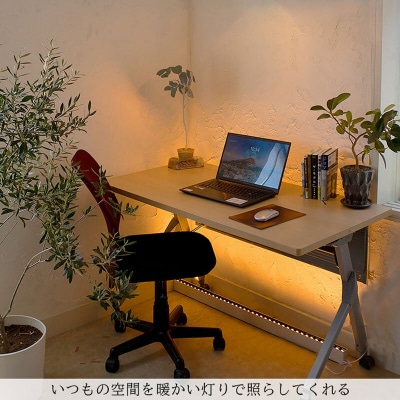 床から照らす間接照明フロアライト|でんらい fl001 電球色2200K[172C24-01]