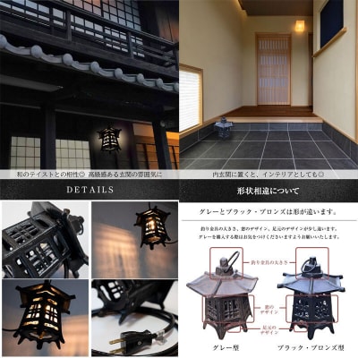 庭やテラスに!影まで美しい屋外照明|でんらい WP051 灰色 吊るしタイプ[172C25-05]