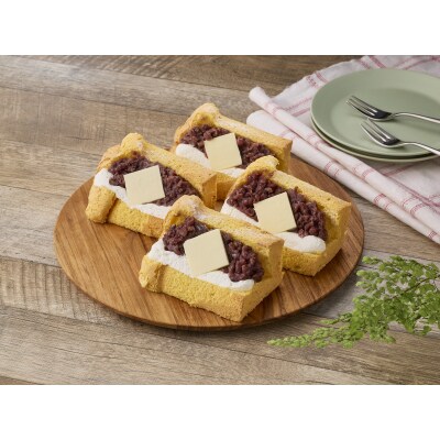 あんクリームバターの贅沢三重奏シフォン 4個入[115N12]