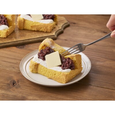 あんクリームバターの贅沢三重奏シフォン 4個入[115N12]