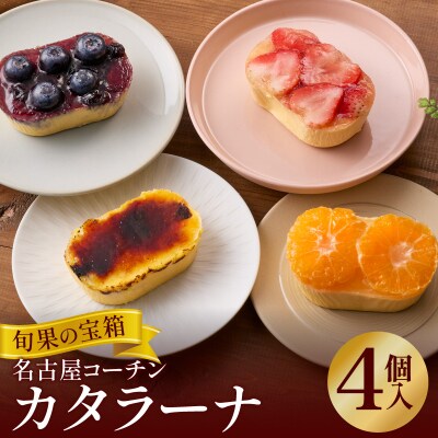 旬果の宝箱　名古屋コーチンカタラーナ　4個入[115N13]