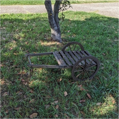 レトロ大八車　大[161P32]