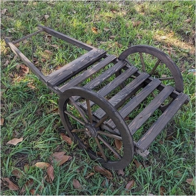 レトロ大八車　大[161P32]