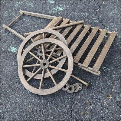 レトロ大八車　大[161P32]