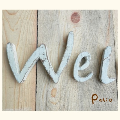 オリジナルフォント 手書き風切り文字 「Welcome」 大[161P33]