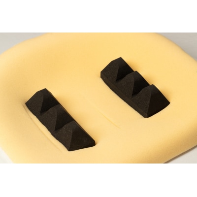 ディープ6　股関節ケア用クッション(ブラック×グレー)[023M16-04]