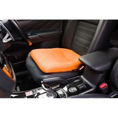 車でもスポッとクッション(オレンジ)[023M18-03]