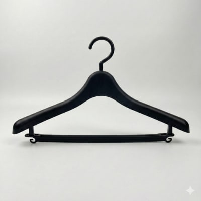 型崩れ防止 立体プラスチックハンガー(バー&フック付) [148G05]