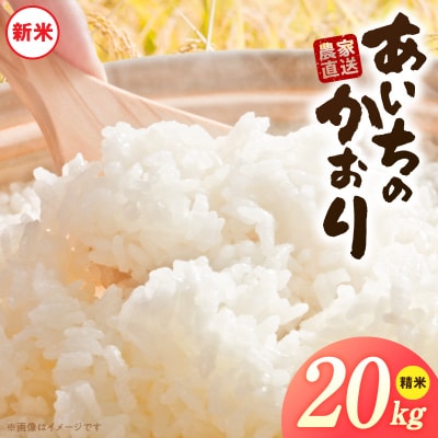 【小牧市農業祭 特別賞】【R8新米】「あいちのかおり」(20kg)<農家直送> [208K08]
