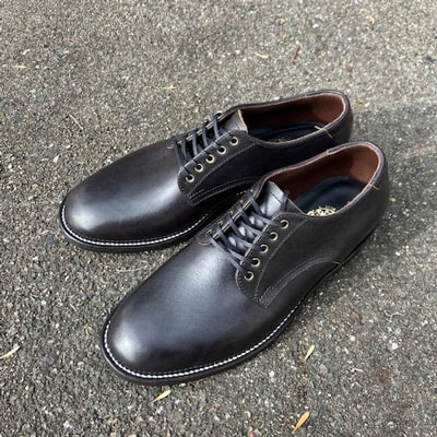 ハンドメイド短靴(ダービーシューズ)　サイズ24.0cm[212M02-01]