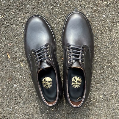 ハンドメイド短靴(ダービーシューズ)　サイズ24.0cm[212M02-01]