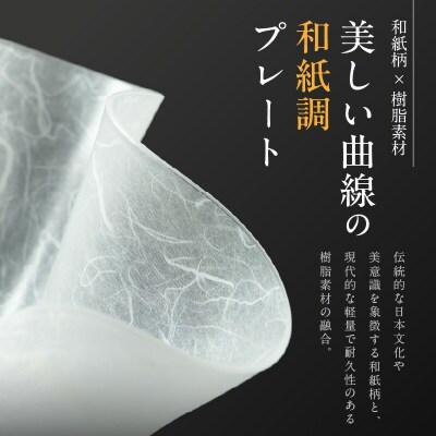 うつ和シリーズ「波・角」(UT004)(5枚入り) 食器 皿 器 日本製[111N22]