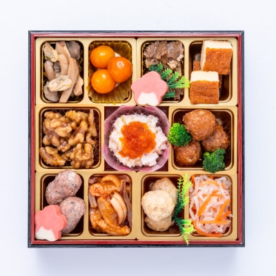 【早期限定寄附額】千賀屋おせち料理「香千花」和風三段重 3人前 全40品 [035S28]