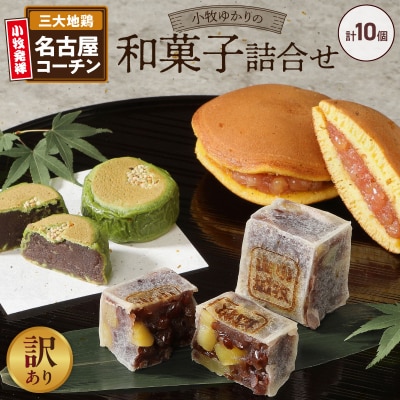 【訳あり】小牧ゆかりの和菓子詰合せ(簡易包装)[009B17]