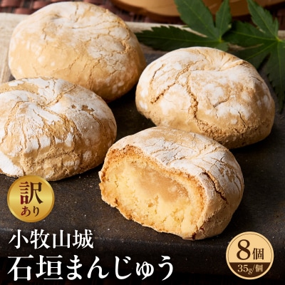【訳あり】小牧山城 石垣まんじゅう(簡易包装)[009B22]