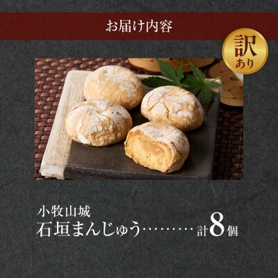 【訳あり】小牧山城 石垣まんじゅう(簡易包装)[009B22]