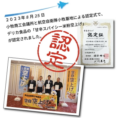 【お試しサイズ】小牧基地 空自空上げ(からあげ)米粉 レンジで簡単 唐揚げ 500g[003D34]