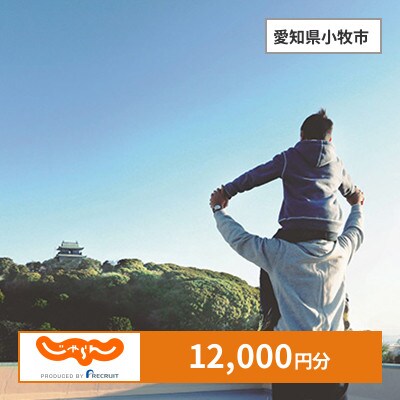 【じゃらんふるさと納税クーポン】 愛知県小牧市でつかえる12,000円 クーポン