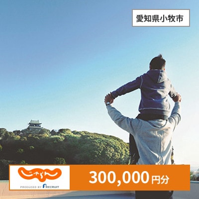 【じゃらんふるさと納税クーポン】 愛知県小牧市でつかえる300,000円 クーポン