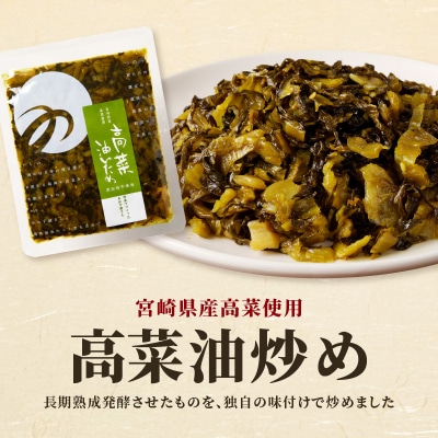 ＼ポスト投函/高菜油炒め100g つけもの おかず 野菜 加工品 国産_T037-005