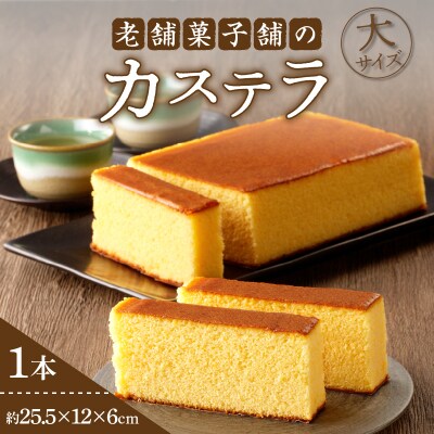 【2週間以内発送】老舗菓子舗のカステラ(大) お菓子 スイーツ 和菓子 本格 _T035-008