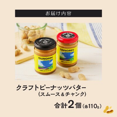 ピーナッツバターセット(スムース&チャンク)合計2個_T024-0101