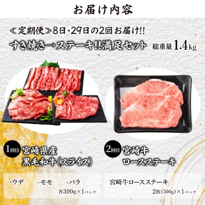 ≪定期便≫＼1か月に2回お届け!!/満足セット【総重量1.4kg】_T030-167