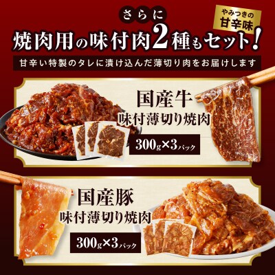 ≪定期便≫1か月に2回お届け!!牛&豚の満腹食いしん坊セット【総重量5.7kg】_T030-1521