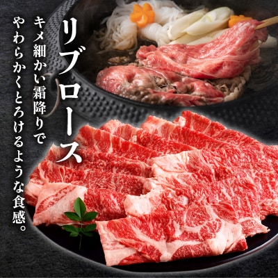 ≪訳あり≫黒毛和牛リブローススライス(計500g)_T025-0071