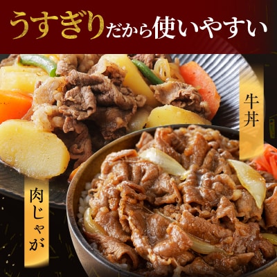 【さとふる限定】黒毛和牛肩ローススライス(計500g)_T030-1241-S