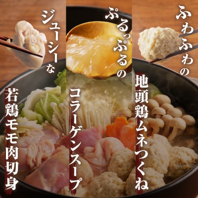 コラーゲン鍋セット(合計2.6kg以上) 肉 鶏_T017-0051