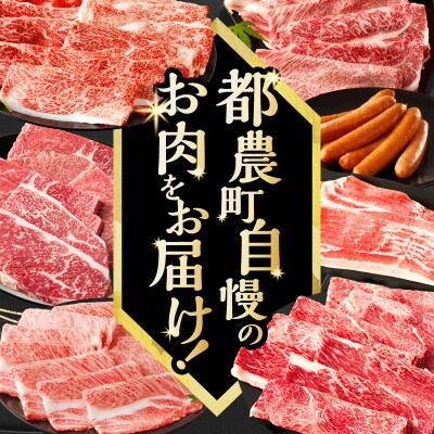 ≪8か月定期便≫黒毛和牛&県産豚バラエティーセット総重量7.9kg以上_T030-1823