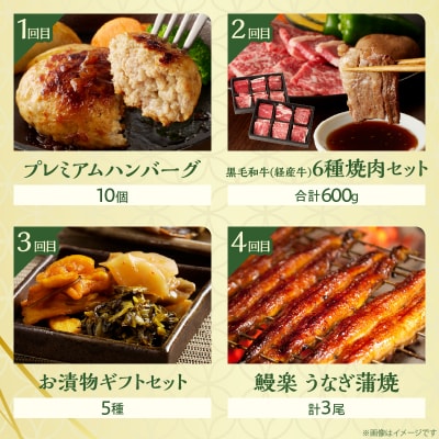 ≪12か月お楽しみ定期便≫都農町定期便(梅) 肉 加工品 デザート 国産_T999-0083