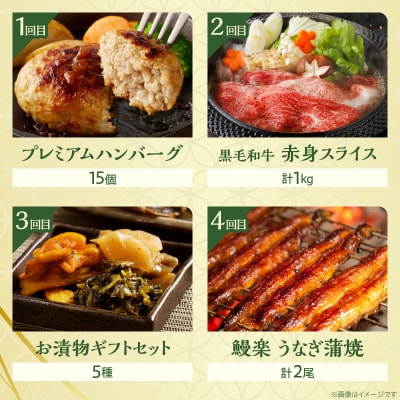 ≪12か月お楽しみ定期便≫都農町定期便(竹) 肉 加工品 デザート 国産_T999-0092