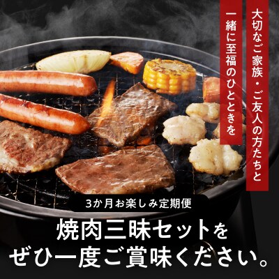 ≪3か月定期便≫ミヤチク焼肉三昧セット(総重量5.1kg)_T030-137