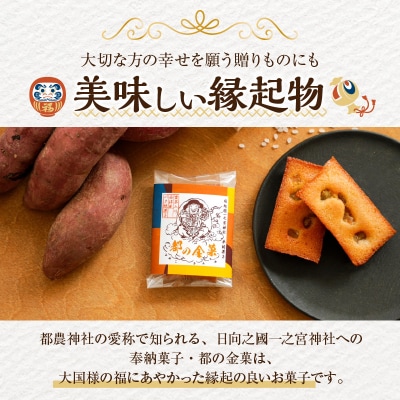 【2週間以内発送】＼ポスト投函/日向之國一之宮神社奉納菓子「都の金菓(計2個)」_T038-012