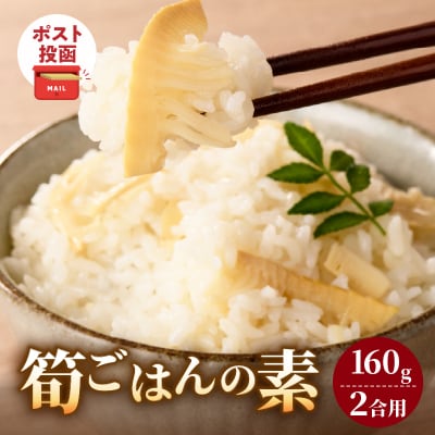 ＼ポスト投函/筍ごはんの素(2合用)漬物 おかず 野菜 加工品 国産_T037-013