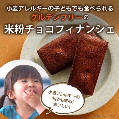 【2週間以内発送】≪グルテンフリー≫米粉のチョコフィナンシェ(計5個) スイーツ_T038-013