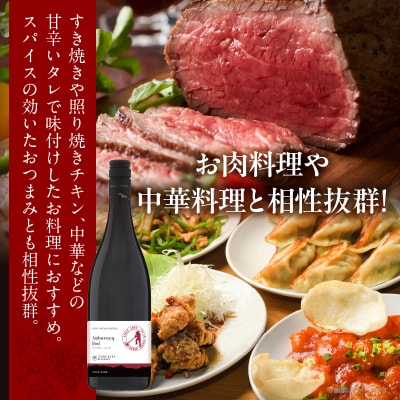 【数量限定】アンベラシー レッド(計1本) ワイン 酒 アルコール 国産_T014-046