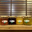 いちご・ゆず・梅・ブルーベリージャム(250g)×各1個