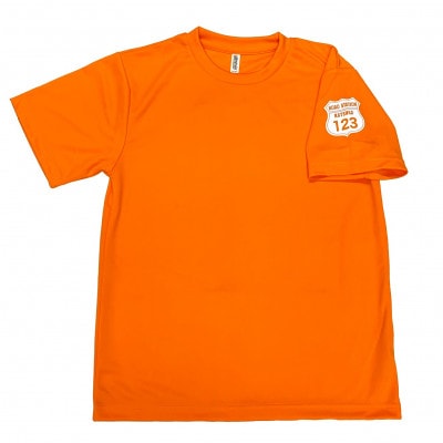 オリジナルワッペン入りTシャツ(オレンジ)　Мサイズ