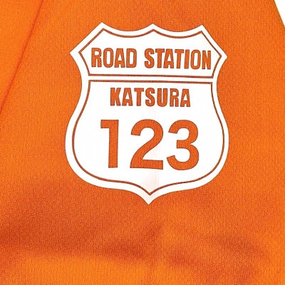 オリジナルワッペン入りTシャツ(オレンジ)　Мサイズ