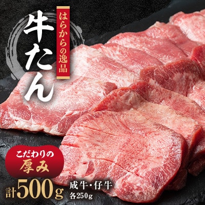 【毎月定期便】大人気製品シリーズ!はらからの逸品　牛たん　500g全12回
