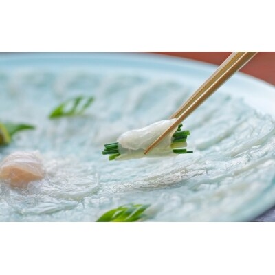 明治より和食一筋の老舗料亭★喜楽庵　天然とらふぐ刺し(3人前)