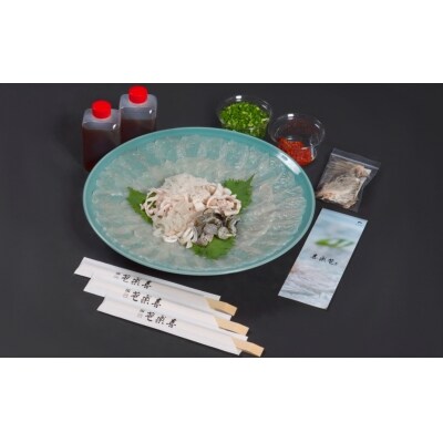 明治より和食一筋の老舗料亭★喜楽庵　天然とらふぐ刺し(3人前)