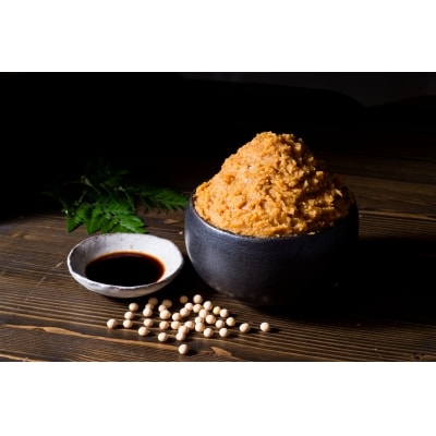 赤味噌★カニ醤油の「大豆ゴロゴロ食べる味噌」5kg
