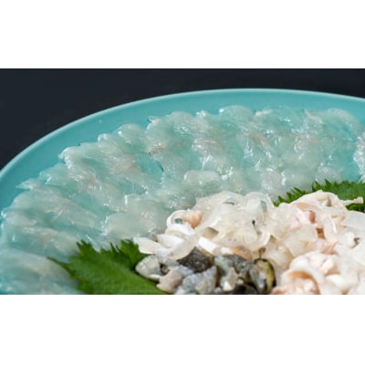 明治より和食一筋の老舗料亭★喜楽庵　養殖とらふぐ刺し(3人前)