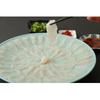 明治より和食一筋の老舗料亭★喜楽庵　養殖とらふぐ刺身&ちり鍋セット(3人前)