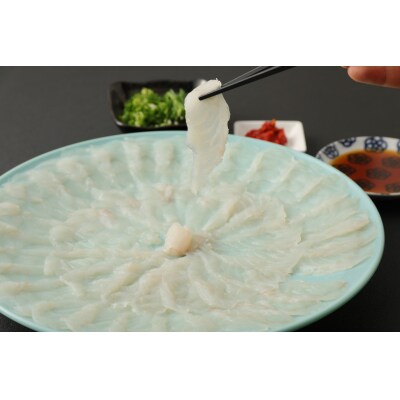 明治より和食一筋の老舗料亭★喜楽庵　養殖とらふぐ刺身&ちり鍋セット(3人前)