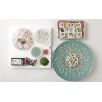 光　頑固親父のこだわりふぐセット(6人前)ふぐ寿司付き